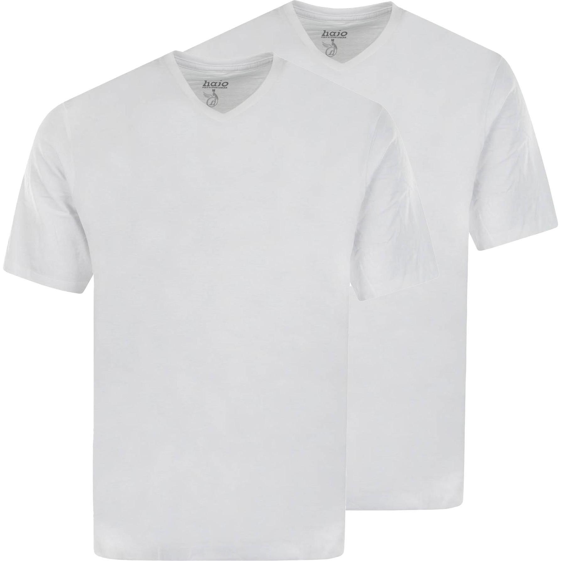 Hajo, Herren, Shirt, T-Shirt Casual Bequem sitzend - 16249, Weiss, (M)