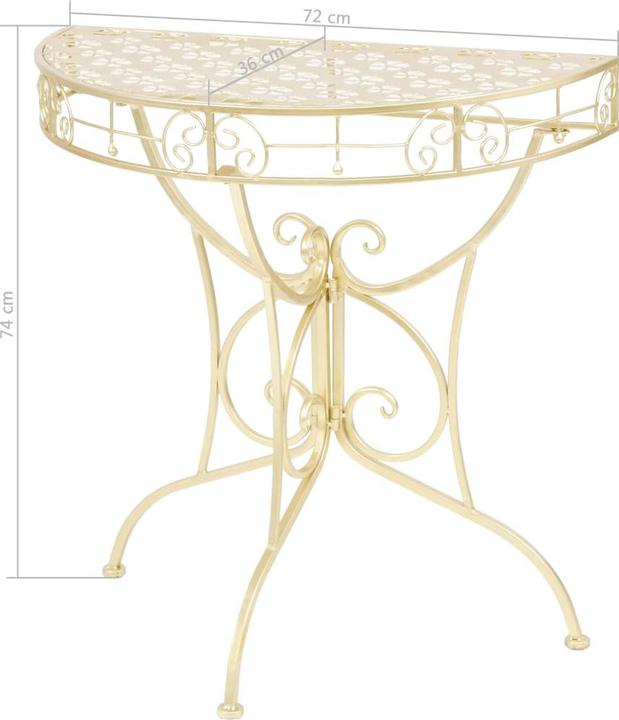 Image du produit vidaXL Beistelltisch (72 x 36 x 74 cm)