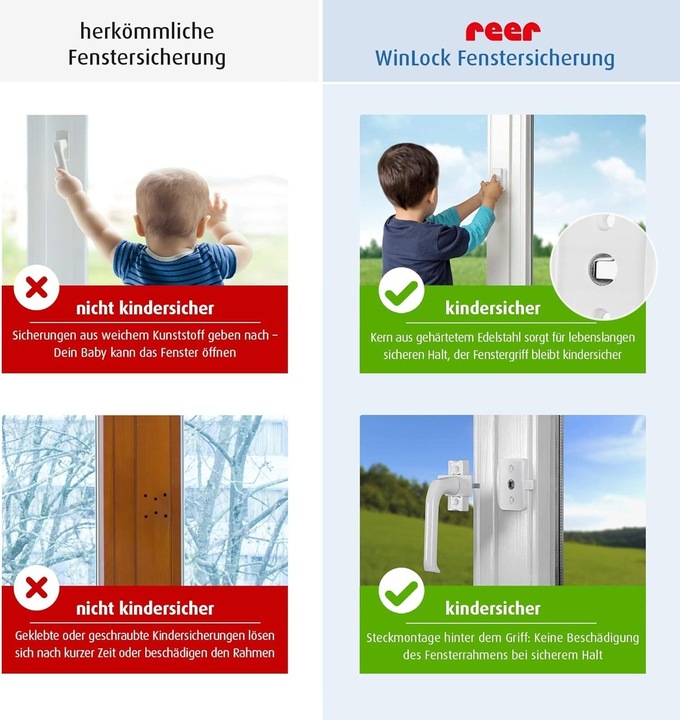 Actual product image Reer Window and balcony door security