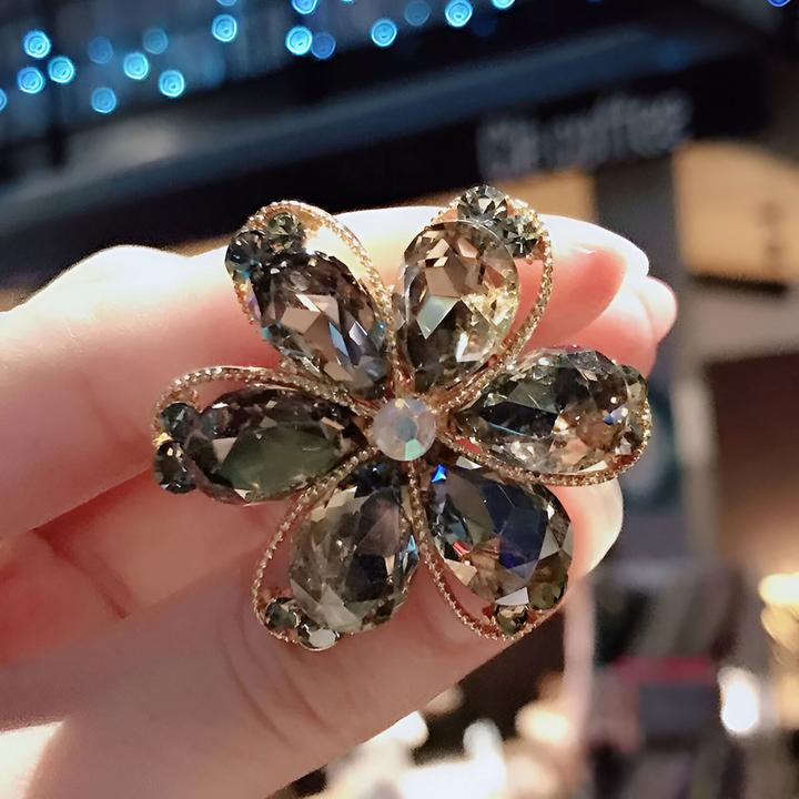 Immagine prodotto Avizar Glänzender Blumen-Haargummi (Elastico per capelli)
