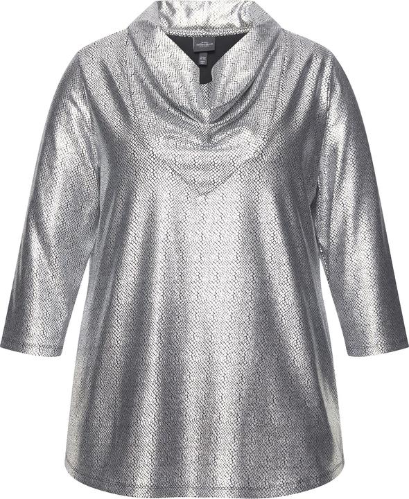 Image du produit Ulla Popken T-shirt coupe Classic à col bénitier et manches 3/4 (42, 44)