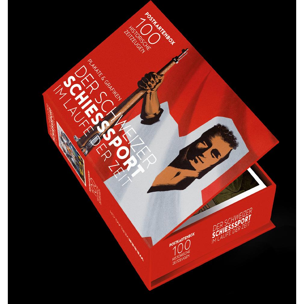 Thumbnail - Weber Verlag, Grusskarte + Briefpapier, Der Schiesssport im Laufe der Zeit (100 Stk.)