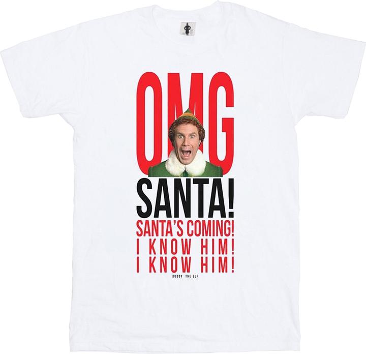 Elf OMG Santa I Know Him TShirt (XL)