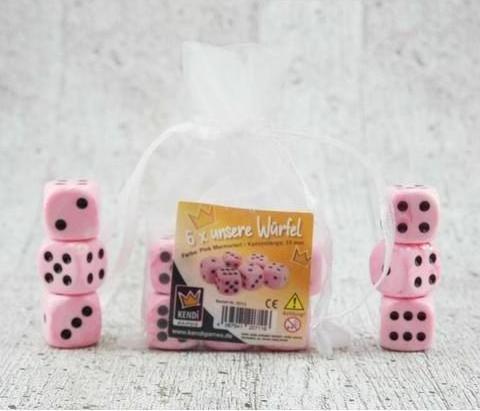 Immagine prodotto Kendi Games Cubetti MARMO ROSA 16 mm 6 pezzi