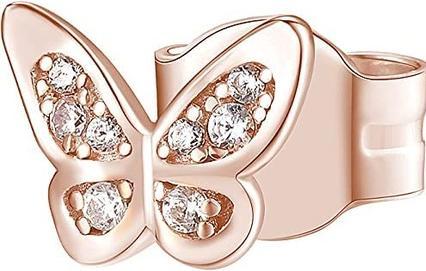 Produktbild Rosato Bronze single earrings with zircons Butterfly Storie RZO052 (L)