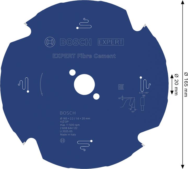 Actual product image Bosch Professional Zubehör Circular saw blade Expert for Fibe