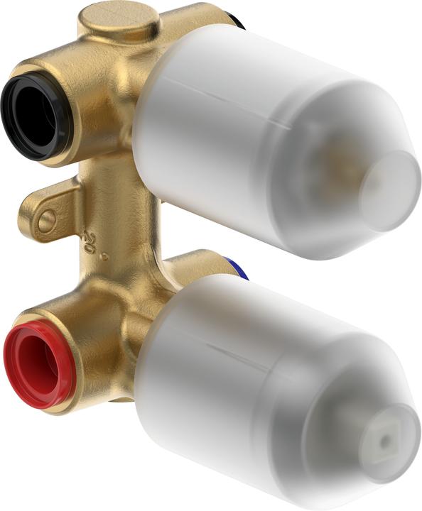 Actual product image Duravit Ready-mount set No 1 for concealed bath mixer chrome