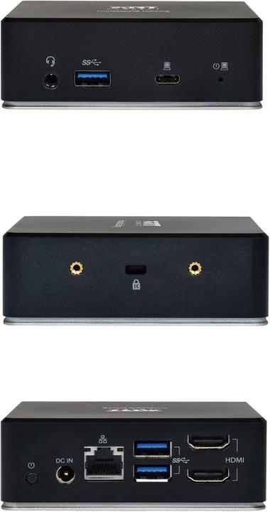 Produktbild Port Designs DOCKING UNIVERSAL OFFICE 901908 2 X 2K-EU, USB-A/USB-C (USB-A, USB-C, 8 Ports)
