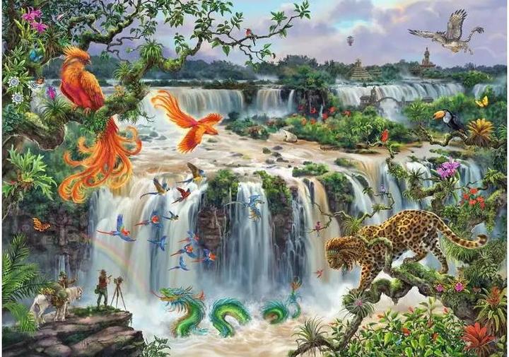 Actual product image Ravensburger Puzzle 12001090 - Fantastic waterfall of Iguazú - 1000 pieces jigsaw puzzle for (1000 pieces)