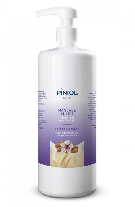 Actual product image Piniol MassageMilch Mandel und Weizenkeim Dispenser (1000 ml)