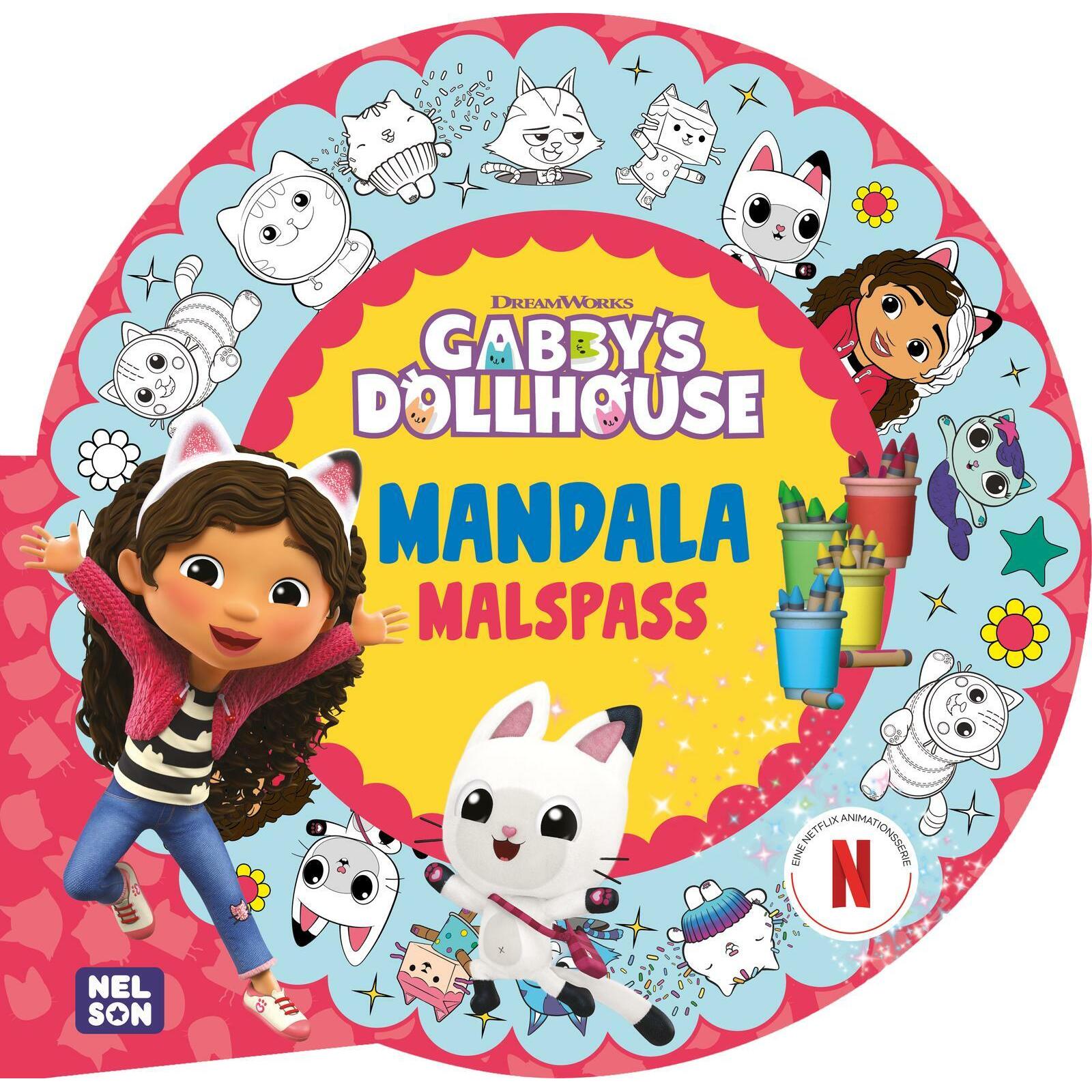 Nelson Gabby's Dollhouse: Mandala-Malspass