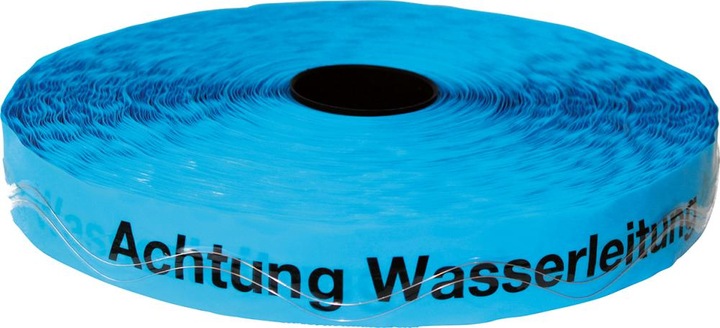 Produktbild Kelmaplast Ortungsband 250m Achtung Wasserleitung blau