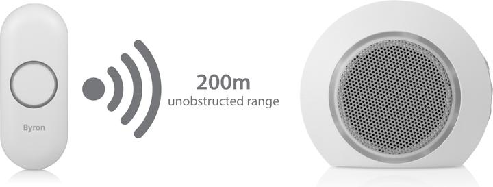 Actual product image Byron Radio Doorbell Radio Doorbell Set (Wireless)