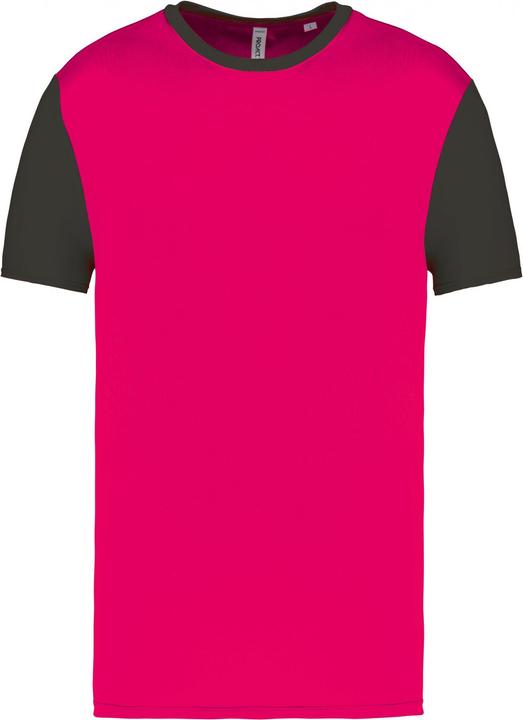Dark grey, sporty pink