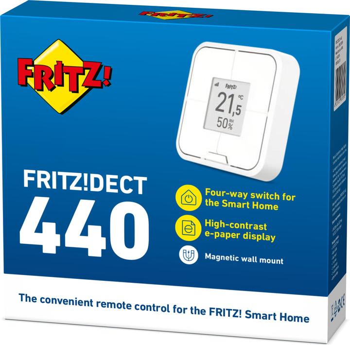 Actual product image FRITZ! DECT 440 International (Switch, Remote Control, Remote Control for Smart Local Network, Co