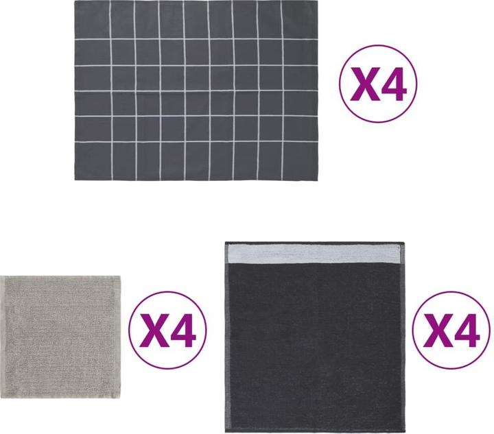 Image du produit vidaXL Handtuch Set (70 x 50 cm)