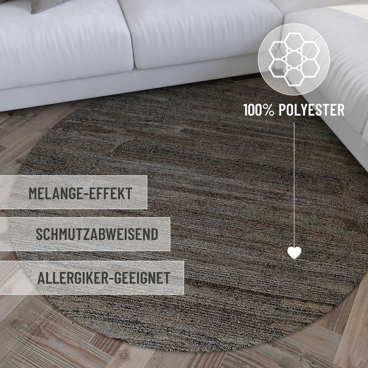 Actual product image Wecon Home Kurzflorteppich Hamptons EIGHTEEN (180 x 180 cm)