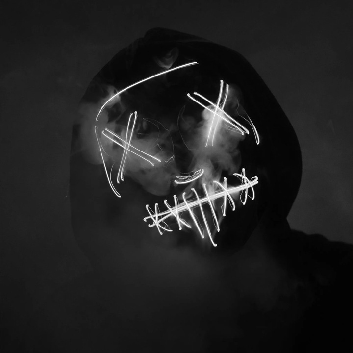 Immagine prodotto Out of the blue Maschera horror a LED bianca