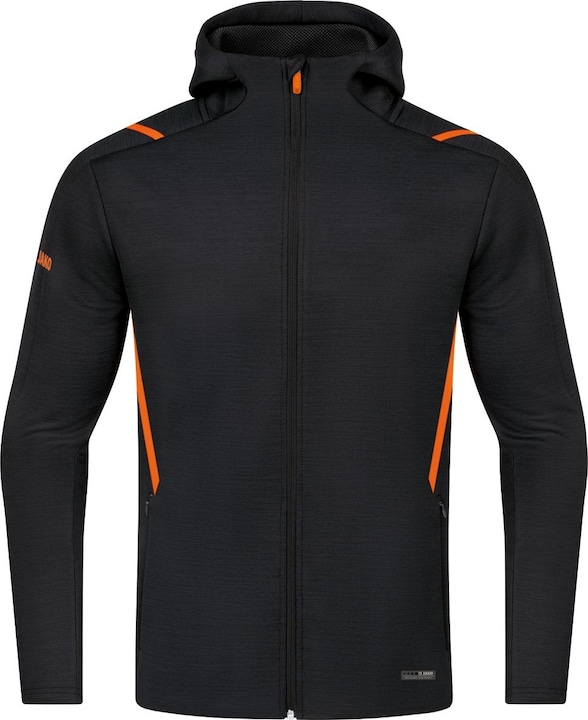 schwarzmeliert, Neonorange