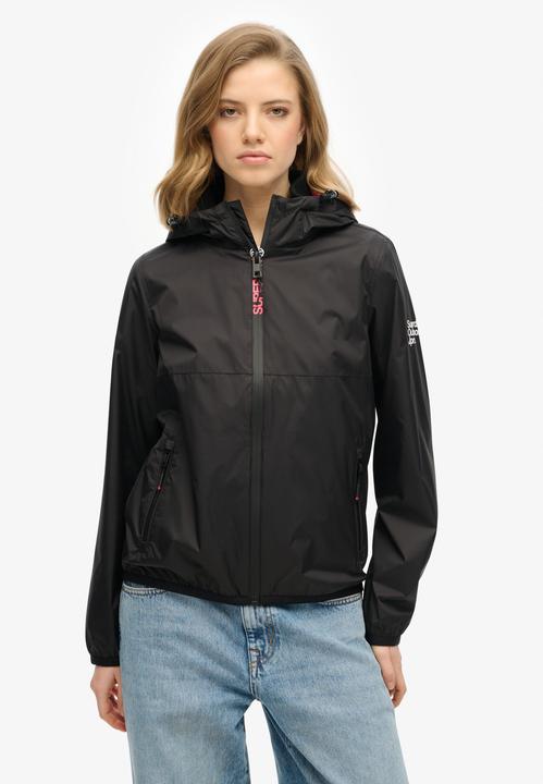 Produktbild Superdry Windbreaker-Jacke mit Kapuze und Logo (12XL)
