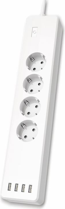 Hama WLAN Socket Strip (4 x, 1 m)