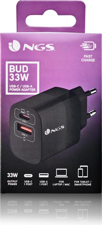 Productafbeelding NGS BUD 33W (33 W, 2 ports)
