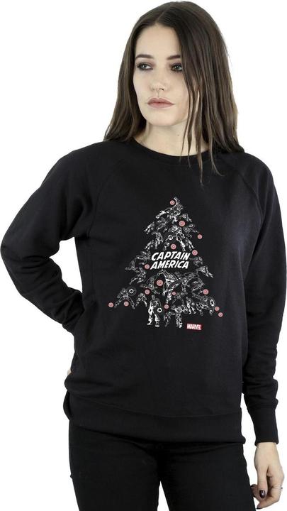 Produktbild Captain America Christmas Tree Sweatshirt (4XL)