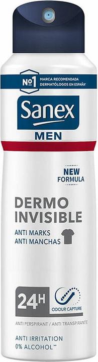 Actual product image Sanex Men Dermo Invisible Deodorant Spray 200ml by (Spray, 200 ml)