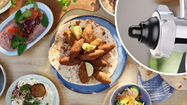 Actual product image Bosch Hausgeräte Serie 6, Fleischwolf, MultiPower Series 6, 2100 W, Schwarz, silver metalic, MFWS650B