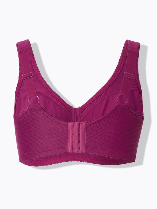 Actual product image Ulla Popken Jacquard Dot Wirefree Kelly Fit Support Bra (100 E)
