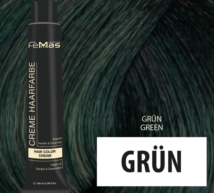 Produktbild FemMas Grün) Haarfarbe Pure & Mix 100ml (Grün)