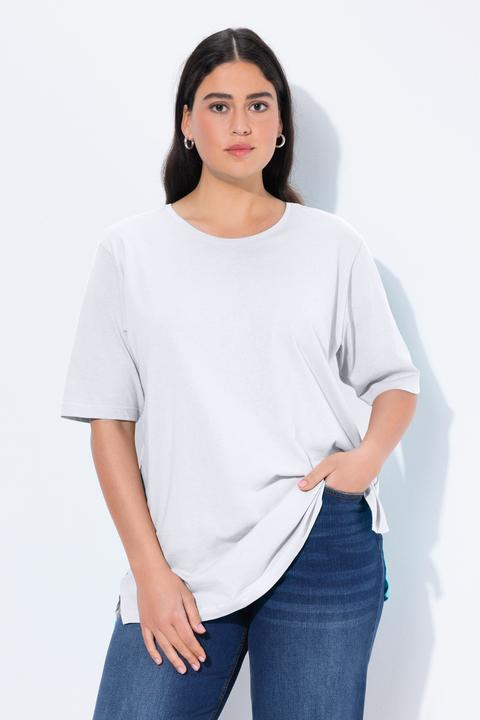 Produktbild Ulla Popken T-Shirt, Rundhalsausschnitt, Relaxed, Halbarm (46, 48)