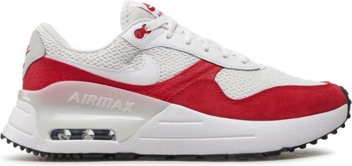 Nike Air Max SYSTM Men "s Shoes WHITE/WHITE-UNIVERSITY RED-PHO Size: 9 (42.5)