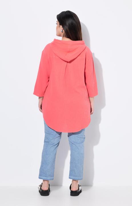 Produktbild Angel of Style Bluse, A-Linie, Musselin, Kapuze (50)