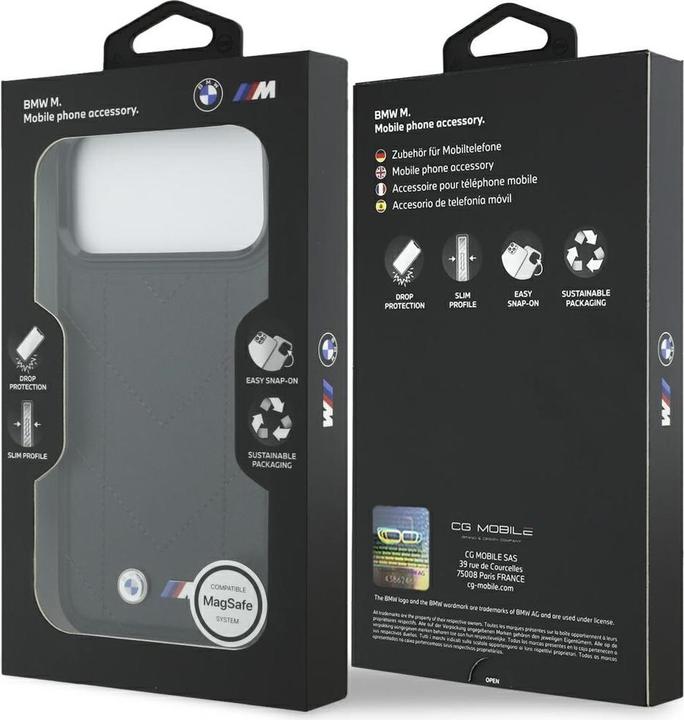 Actual product image BMW M Quilted Logo (Apple iPhone 17 Pro Max)