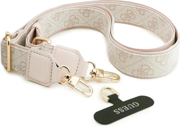 Image du produit Guess Etui 4G Big Rhinestone Triangle Strap MagSafe pour Samsung Galaxy S26 Ultra rose (Samsung Galaxy S26 Ultra)
