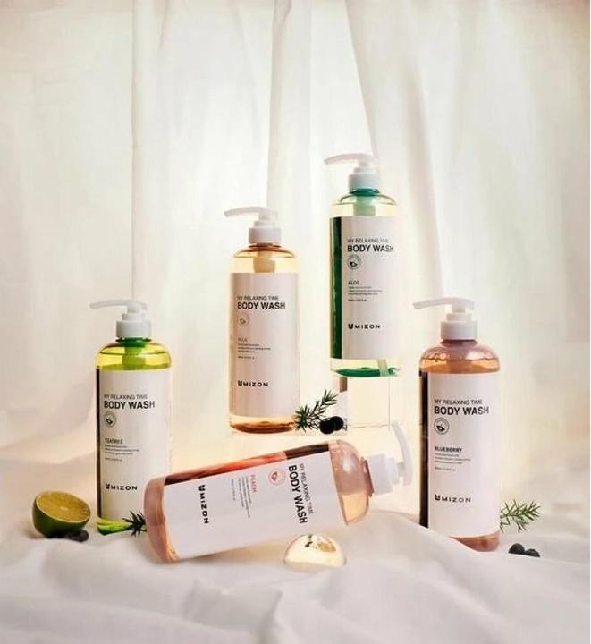 Actual product image Mizon Shower gel Peach My Relaxing Time ( Body Wash) 800ml (800 ml)