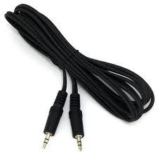 Actual product image Goobay Audio connection cable AUX, 3.5 mm stereo, flat cable (2.50 m)