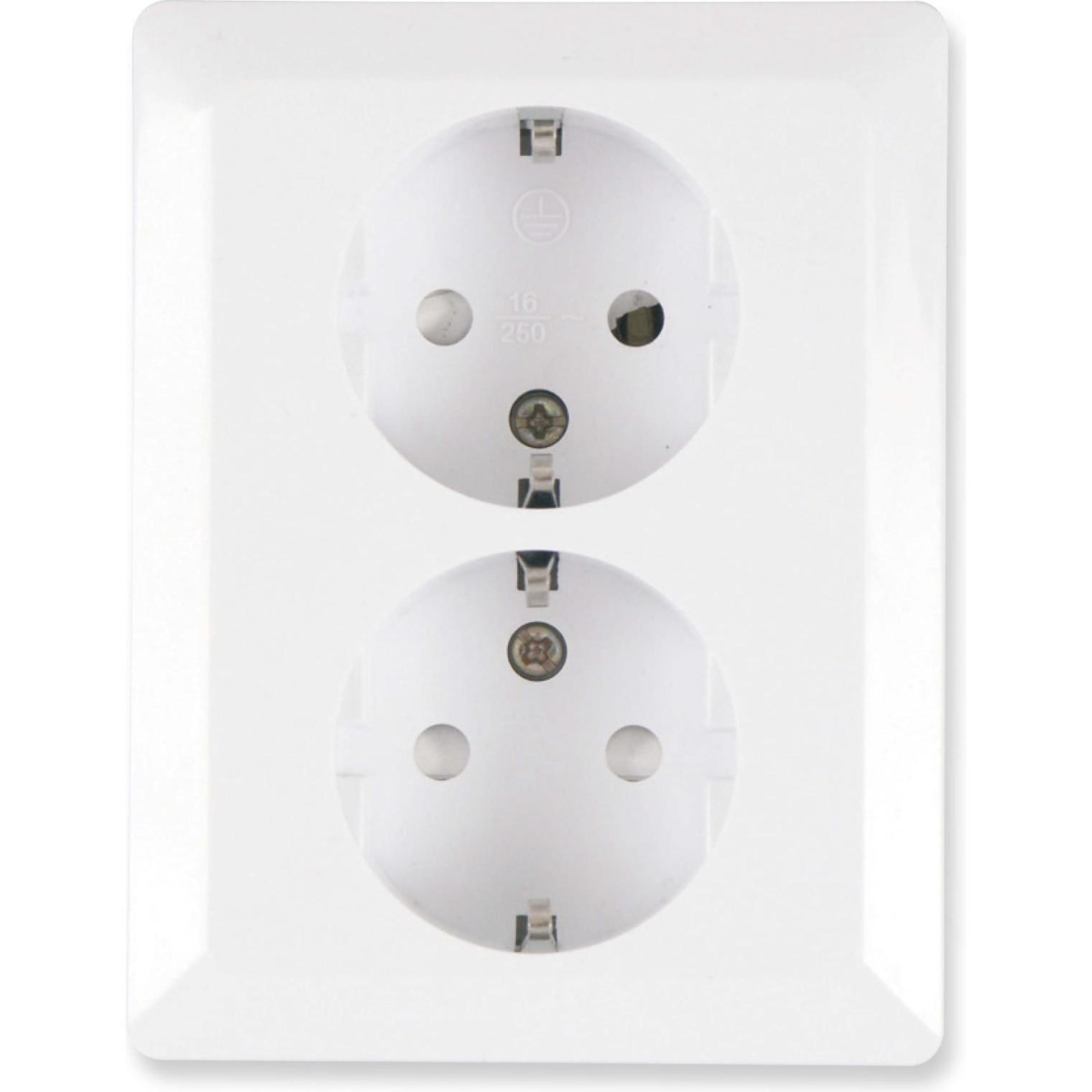 Eneroid, Steckdose, Schutzkontakt-Doppelsteckdose