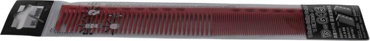 Actual product image Y.S. Park Cutting comb G45 red with scale