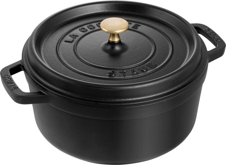 Staub La Cocotte (Casserole + stew pot, Cast iron, 24 x 15.30 cm)