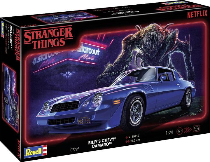 Actual product image Revell Stranger Things Chevy Camaro Z/28
