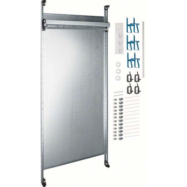 Hager, Verteilerschrank Zubehör, HAG UF421NW KF/MM,univ.Z,H 1200mm,2-feldig