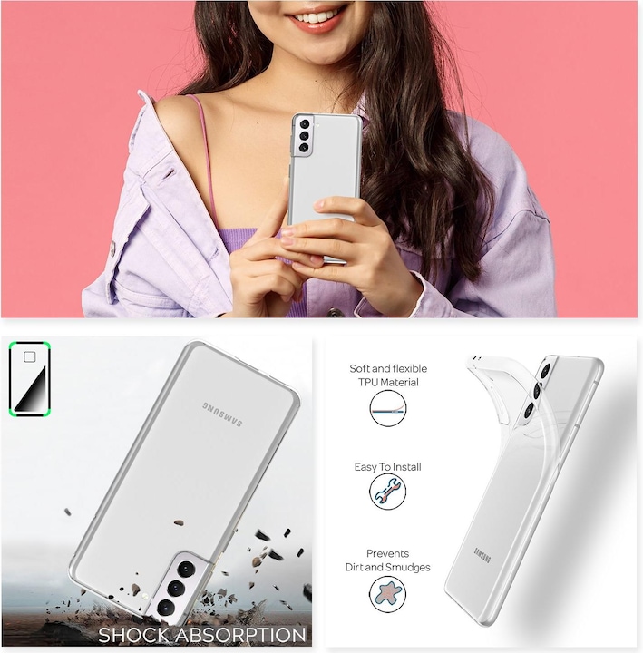 Actual product image Nalia Mobile phone cover (Samsung Galaxy S21+)