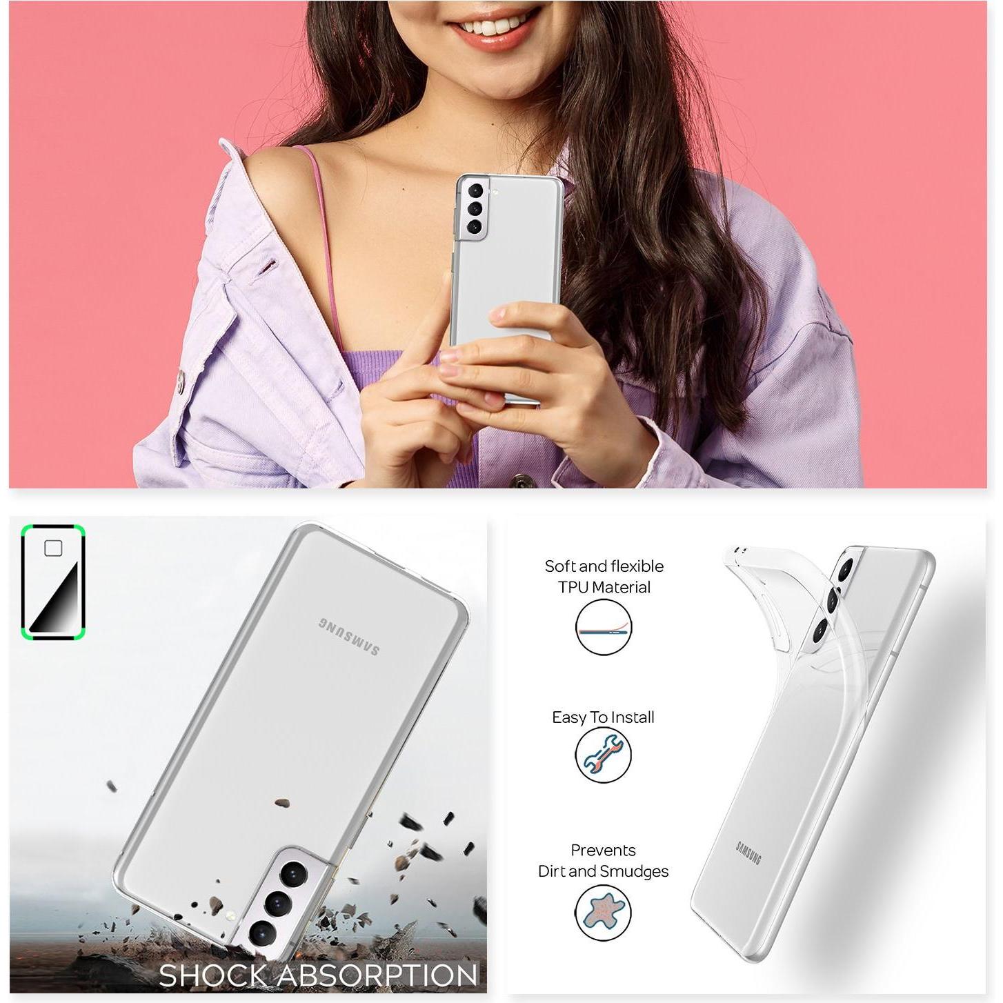 Thumbnail - Nalia Handyhülle (Samsung Galaxy S21+), Smartphone Hülle, Transparent