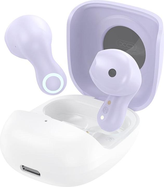 xO Bluetooth earphones G28 TWS purple (4.50 h, Wireless)