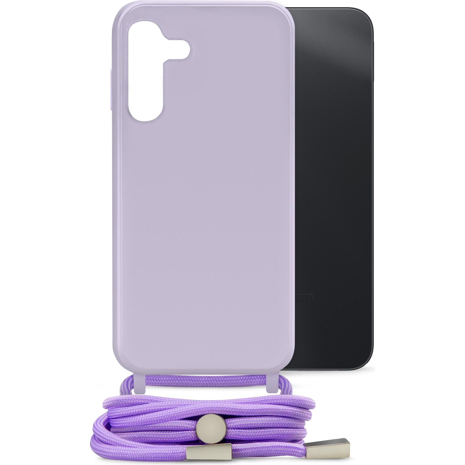 Mobilize Lanyard Gelly Case (Samsung Galaxy A14 5G), Smartphone Hülle, Violett