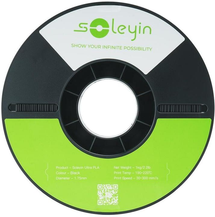 Actual product image Creality Soleyin Ultra-PLA (PLA, 1.75 mm, 1000 g, Black)