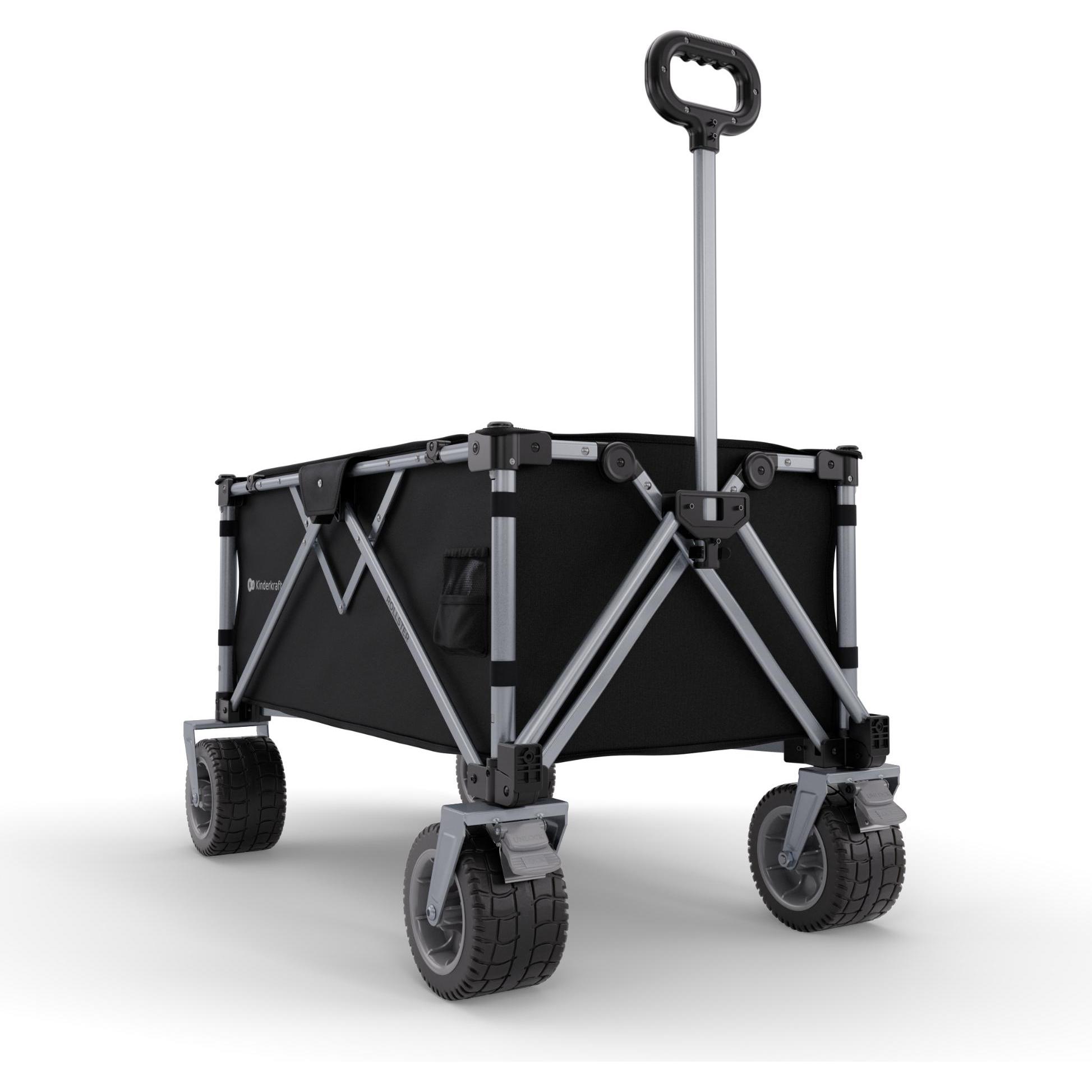 KinderKraft Foldable touring wagon ROLLSTER black