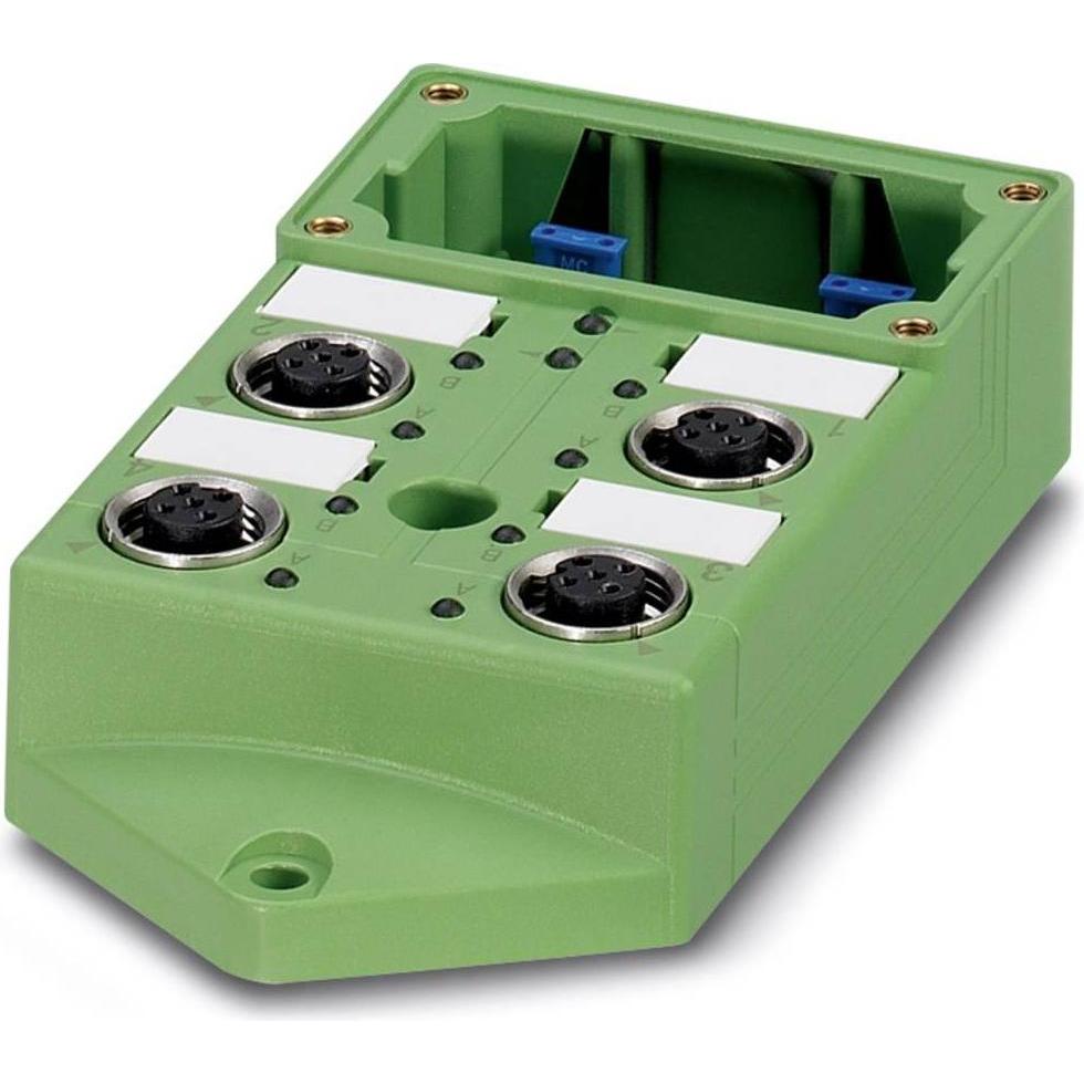 Phoenix Contact Box sensore/attuatore passivo M12-Ver, Cavo + Spina elettrica, Verde